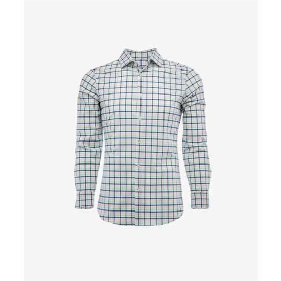 Kadın Koyu Mavi Cepli Gömlek Yaka Denim Elbise